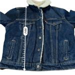 Levi's Levi’s Sherpa Trucker Jacket Women’s Size XS Type III Denim Lined Classic Fit Photo 7