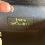 Jessica McClintock  satin evening bag with beaded strap Photo 1