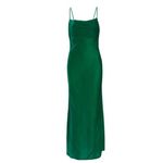 RHODE Jemima Maxi Dress Crushed Velvet Emerald NWT Size‎ 0 Green Size XL Photo 1