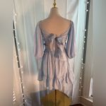 Hello Molly  Blue Open Back Tie Mini Dress Small AU 8 US 4 Photo 1