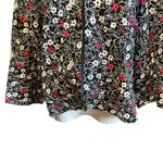 kim rogers Petite 100% Linen Black Floral Open Bolero Jacket Lined 16P Coquette Photo 2