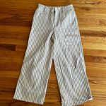 Madewell Wide-Leg Cropped stripped pants Photo 0