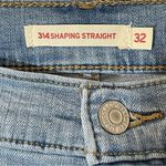 Levi's Levi Strauss 314 Shaping Straight Light Mid Rise Tummy Slimming Jeans Size 32 Photo 5