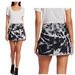 Alice + Olivia New jeans Skirt tie dye denim mini size 26 Photo 1