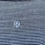 Lululemon Calm Short Sleeve Tee 12 Tonka Stripe Burnout Black Photo 4