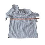 J. Crew Blue & White Striped One Photo 6