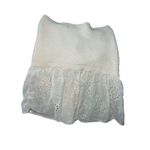 Micas ✨ Knot Front Knit Embroidered Tube Sz XS Top Beige✨ Photo 6