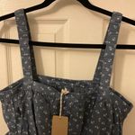 Upwest Cotton Linen Tank size small nwt Blue Photo 2