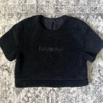 Lululemon  Textured Fleece Embroidered Logo T-Shirt Photo 3