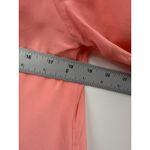 Lilly Pulitzer Lilly‎ Pulitzer Blouse Womens Medium Pink 100% Silk Henley Smocked Peasant Boho Photo 6