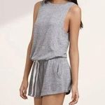 Aritzia Wilfred Free Heather Gray Izabel Jersey Knit Romper M Photo 0