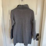 Akris Punto  gray cowl neck zipper side pullover size US8 Photo 6