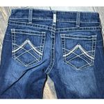 Ariat Real Denim Womens Straight Leg Low Rise Jeans Dark Wash Size 30R Western Photo 9