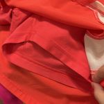 Nike Dri-Fit Orange Coral Pink White Athletic tennis golf Skort Photo 5