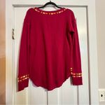 Free People #161  WE THE FREE RAINBOW THERMAL HENLEY TOP SIZE MEDIUM Photo 3