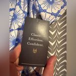 NWT Mahi Gold | Rae Dress in Chatham Lace in Regatta, Size S Blue Photo 3