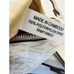 Jones New York Signature Fanny Bag Belt Off White Gray Front & Back Zipper Photo 7