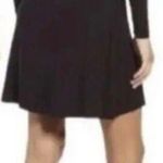 BP 𝅺NORDSTROM black dress longs sleeves XSMALL knit NWT Photo 1