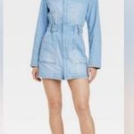 Universal Threads Universal Thread Light Wash 6 Woman's long sleeve dress Photo 0
