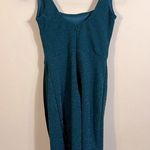 Dee Elly  Teal Sparkly Sleeveless Party Mini Dress Women Size XS Photo 1