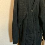 Woman Within FINAL MARKDOWN  Black Textured Knit Sweater 1X Photo 6