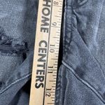 American Eagle Baggy Short 8 29" Black Destroyed Denim Cutoff Thrashed High Rise Photo 11