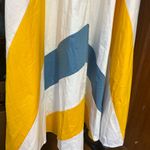 Eshakti Yellow and Blue A-Line Maxi Dress with Scoop Neck pockets size Large Photo 8