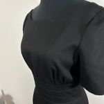 J.Crew EUC  Wool Knee Length Short Sleeve Dress Womens 4‎ Black Photo 3