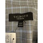 Talbots ‎ Women's Gray Plaid Blazer & Skirt Suit Set Size 14WP Blue Gray Plaid Photo 9