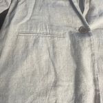 Old Navy  Women's Beige‎ Linen Blend Blazer Open Front Lightweight Jacket Medium Photo 3