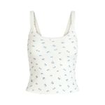 SKIMS  Soft Lounge Lace Cami in Blue Garden Print, Size X-Small Photo 4