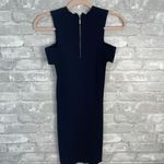 Moda Few  Black Ribbed Bodycon Dress Photo 1