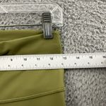 Lululemon Wunder Train High Rise Crop Leggings 21" Bronze Green Athletic Women 8 Photo 5