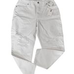 Good American #64 NWT  Good Girlfriend Ripped High Waist Ankle Jeans in W… Photo 2