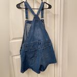 Boom Boom Jeans Women’s Blue Denim Overalls size large Photo 2