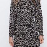 ZARA  Animal Print Maxi Dress NWT Photo 0