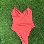 Topshop Coral One Piece Swimsuit Photo 1