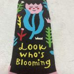Blue Q  Look Who's Blooming Flower Ladies Ankle Socks Photo 1