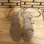 Olivia Miller ‎ Tan Studded Sandals Size 10 Photo 1