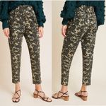 Anthropologie NEW Camouflage Floral Pant Green Granola Girl Indie Casual Small Photo 2