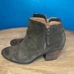 Frye & Co. Judith Double Zip Suede Heeled Western Boot Olive Green Women’s 7 Photo 3