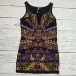 Free People  Aztec Embroidered Dress Size 6 Photo 5