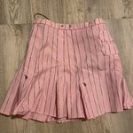I am gia  pink heather pinstripe mini skirt Photo 0