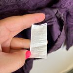 Tiny by Anthropologie Voilet Purple Lace Applique Long Sleeve Top Womens Size M Size M Photo 7