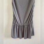 Ladies Of The Canyon Y2K Grey Heart Tube Top Ruffle Hem Mini Dress Size Large Gray Photo 7