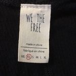 Free People Black Loose Fit Long Sleeve Asymmetric Hem Tunic Top XS Photo 5