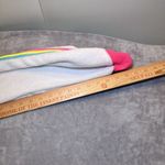 secret treasures Rainbow Unicorn Fleece One Piece Zip Up Hoodie Pajamas Large Costume Halloween Photo 9