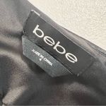 Bebe  PLEATED HIGH DOUBLE SLIT GOWN Photo 9