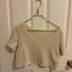 Ran cropped off the shoulder tee shirt Yellow Photo 0