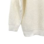 Listicle Waffle Knit Button Sweater Top Long Sleeve Granola Gorpcore Large Photo 2